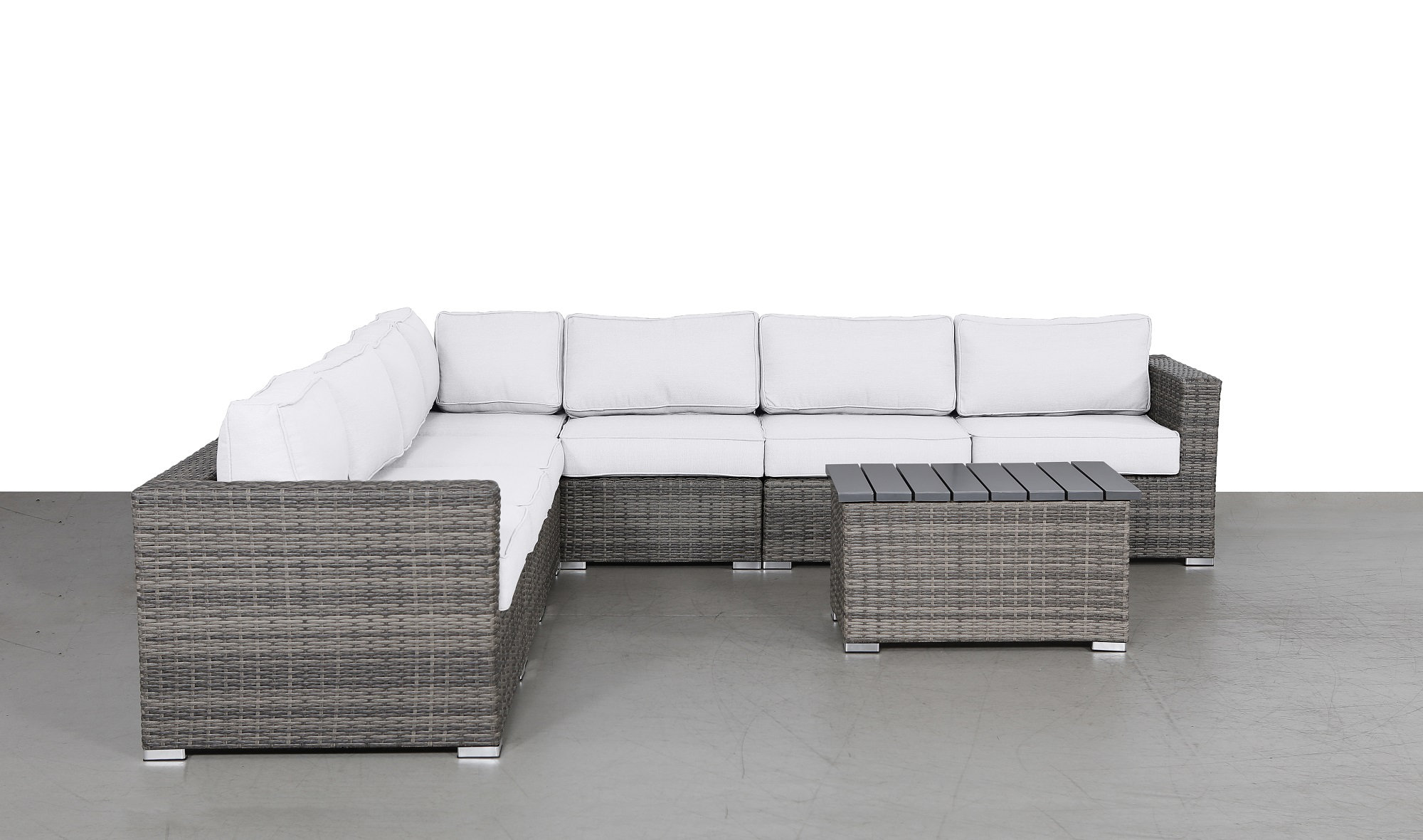 Living Source International 8 Piece Sectional Seating Group with